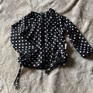Swim Zip Long sleeve rash guard 12-18 month girls